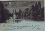 AK Gruss aus Landau in der Pfalz Ostpark Mondschein 1900