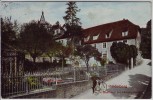 AK Heidelberg Gasthaus zur Hirschgasse mit Radfahrer 1914
