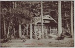 AK Aichach Antonius-Hütte mit Mann 1910 RAR