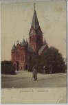 AK Zwickau in Sachsen Moritzkirche mit Mann 1909