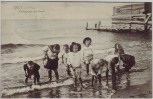 AK Sylt Kindergruppe am Strand 1906