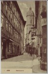 AK Jena Blick in Rathausgasse 1908