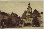 AK Jena Rathaus mit Bismarckbrunnen 1910