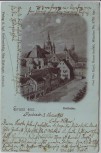 Mondschein-AK Gruss aus Ansbach Reitbahn 1898