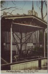 AK Berlin Treptow Paradies-Garten Affen im Käfig 1909 RAR