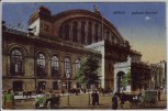 AK Berlin Kreuzberg Anhalter Bahnhof mit Oldtimer 1910