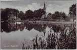 AK Foto See (Niesky) Ortsansicht mit Kirche 1960