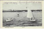 AK Ostseebad Grömitz in Holstein Strand mit Booten 1921