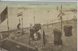 AK Ostseebad Dahme in Holstein Strand Menschen Fahnen 1911