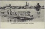 AK Trajektschiff Putbus Überfahrt von Stralsund nach Rügen 1910