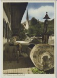 Künstler-AK Alt Wiessee am Dorfplatz Tegernsee 1940
