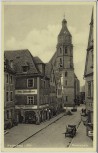 AK Weißenburg in Bayern Blick in Rosenstraße Kirche Geschäft 1937