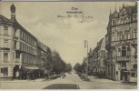 AK Trier Blick in die Bahnhofstraße Geschäfte 1920