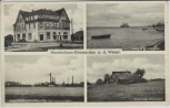 AK Mehrbild Nordenham Einswarden a. d. Weser Gaststätte Rüthemann Metall-Werke Unterweser 1940