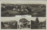 AK Mehrbild Denkendorf Ortsansicht Gaststätte Klostermühle Esslingen 1940