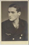 AK Foto Soldat im Mantel Porträt Wehrmacht 2.WK 1942