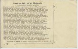 AK Feldpostkarte Gedicht Freud und Leid auf der Minderheit P.Saeger Minden 1915