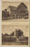 AK Schwenningdorf Rödinghausen Kriegerdenkmal Gasthof August Kemner 1928 RAR