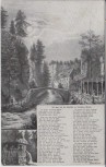 Künstler-AK Die Sage von der Lochmühle bei Lohmen Sächsische Schweiz 1909