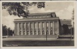 AK Foto Dessau Blick auf das Theater 1950