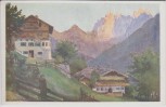 Künstler-AK Pfandlhof Kaisergebirge bei Kufstein Aquarell Edo v. Handel-Mazzetti Tirol Österreich 1926