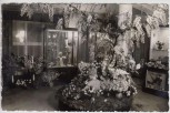 AK Foto Sebnitz Blumenschau VEB Kunstblume Verkauf und Ausstellung Sachsen 1960