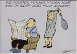 Künstler-AK Humor Loriot Die meisten Männer wissen ... Magna Carta Nr. 022 1970