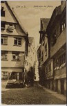 AK Ulm an der Donau Partie unter der Metzig 1910