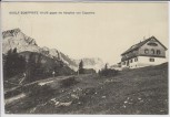 AK Garmisch-Partenkirchen Adolf Zoeppritz Haus gegen die Alpspitze und Zugspitze 1912