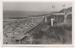 AK Foto Nordseebad Wenningstedt auf Sylt Strand mit Menschen 1950