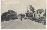 AK Essey Ausgang nach Flirey Straßenansicht zerstörte Häuser 1. Weltkrieg Meurthe-et-Moselle Lothringen Frankreich 1916