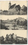 AK Wurzen 3 Bilder Wenzesleikirche Mühlgraben Schloss 1911