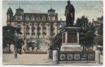 VERKAUFT !!!   AK Straßburg Strasbourg Kleberdenkmal u. Rotes Haus Elsass Bas Rhin Frankreich 1910