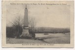 AK Sankt Hubert Denkmal des 2. Rheinischen Inf.-Regts. No. 28 mit Massengräbern Saint-Hubert Moselle b. Metz Frankreich 1909