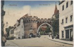 AK Merseburg Das Krumme Tor mit Menschen 1912