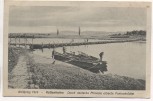 VERKAUFT !!!   AK Kattenhofen Durch deutsche Pioniere erbaute Pontonbrücke Cattenom Moselle Frankreich 1. WK Feldpost 1914