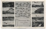 AK Mehrbild Wasserkuppe Rhön mit Segelflieger und Landkarte b. Gersfeld 1940