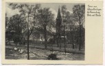 AK Gruss aus Schmachtenhagen b. Oranienburg Partie mit Kirche und Enten 1939 RAR