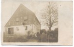 AK Foto Pommritz Haus Frau mit 3 Kindern b. Hochkirch Oberlausitz 1920
