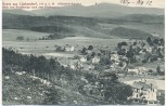AK Gruss aus Lückendorf Blick vom Brandberge nach dem Pfaffenstein Ortsansicht bei Oybin 1912