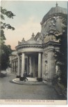 AK Giesshübl Sauerbrunn bei Karlsbad Quellentempel mit Mann Kyselka Tschechien 1910