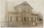 VERKAUFT !!!   AK Foto Schweinau Nürnberg Schweinauer Hauptstrasse mt Haus und Menschen 1910 RAR