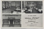 AK Hamburg St. Georg Steindamm Kaffeehaus Europa Tanzlokal 1935 RAR