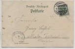VERKAUFT !!!   AK Litho Frankfurt am Main Das Opernhaus mit Menschen und Kutsche 1898