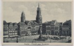 AK Dresden Altmarkt gegen Kreuzkirche 1920