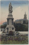 AK Cleve Kleve Lohengrin-Denkmal mit Schwanenburg Prüfstempel Feldpost 1915