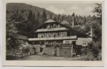 AK Foto Tabarz Hotel Schweizerhaus Thüringer Wald 1956