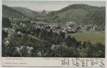 AK Zschopautal Kriebtal Kriebstein Schloss mit Ortsansicht 1912