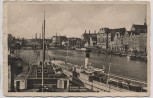 AK Foto Elbing Hafen Innenhafen viele Schiffe Ostpreußen Elbląg Polen 1935