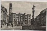 AK Foto Zittau in Sachsen Platz der Jugend mit Rathaus 1957